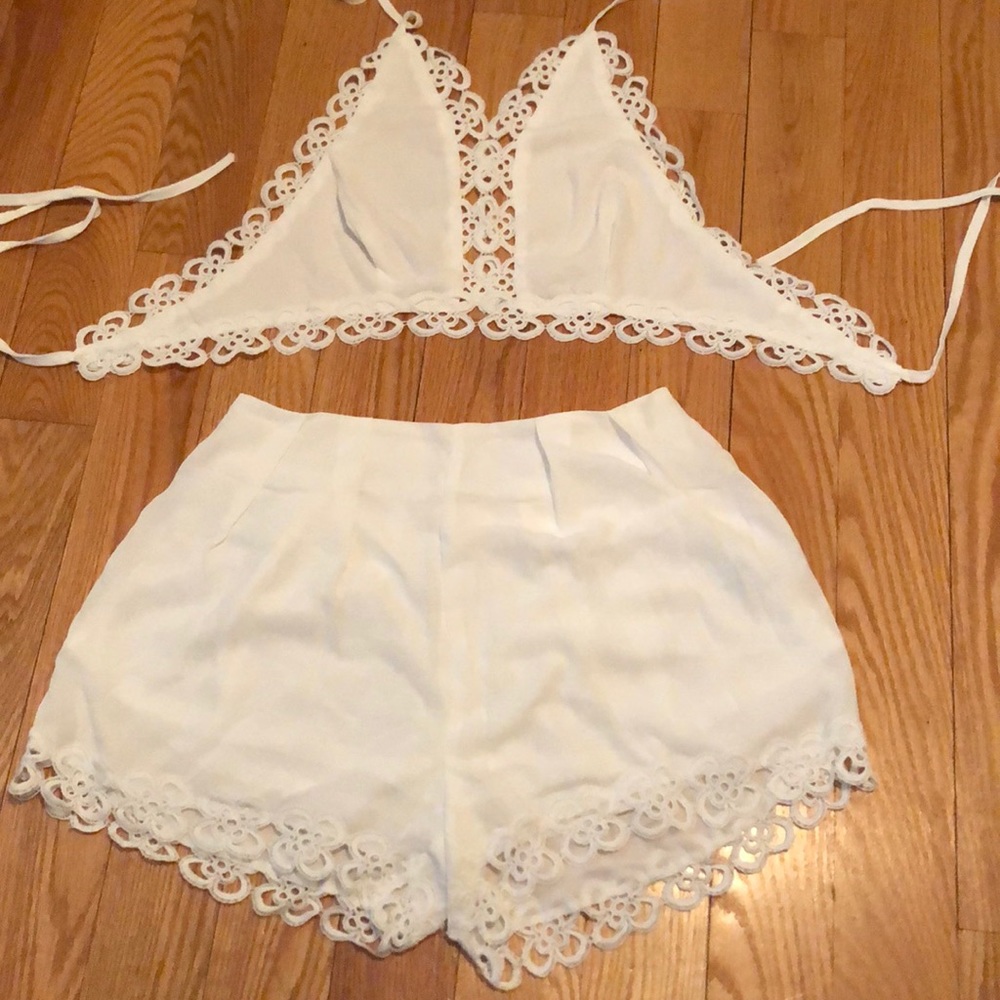 two piece beach outfit